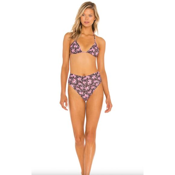 Acacia Swimwear Echo High Waisted Bikini Bottom - Madonna - XS - NWT - Picture 12 of 16